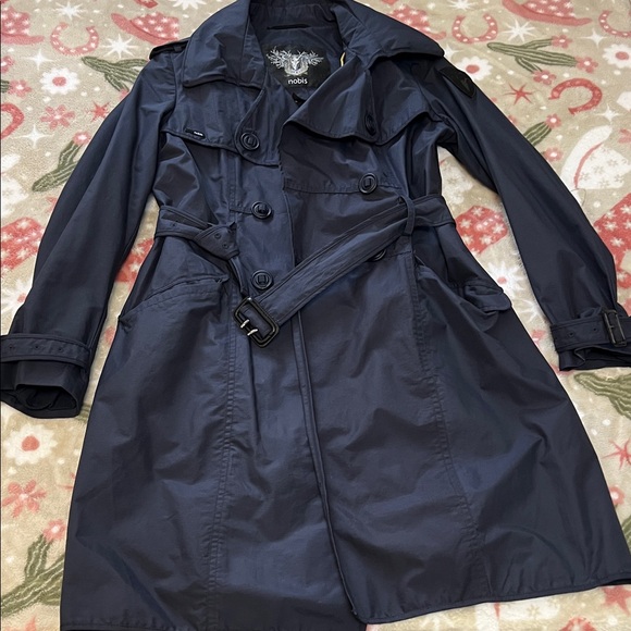 Novis Jackets & Blazers - Women's Navy Trench Coat